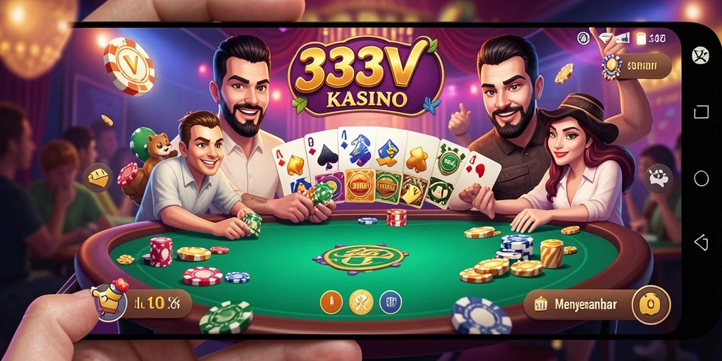 Tampilan gameplay 333V dengan grafis yang memukau dan interaksi yang seru.