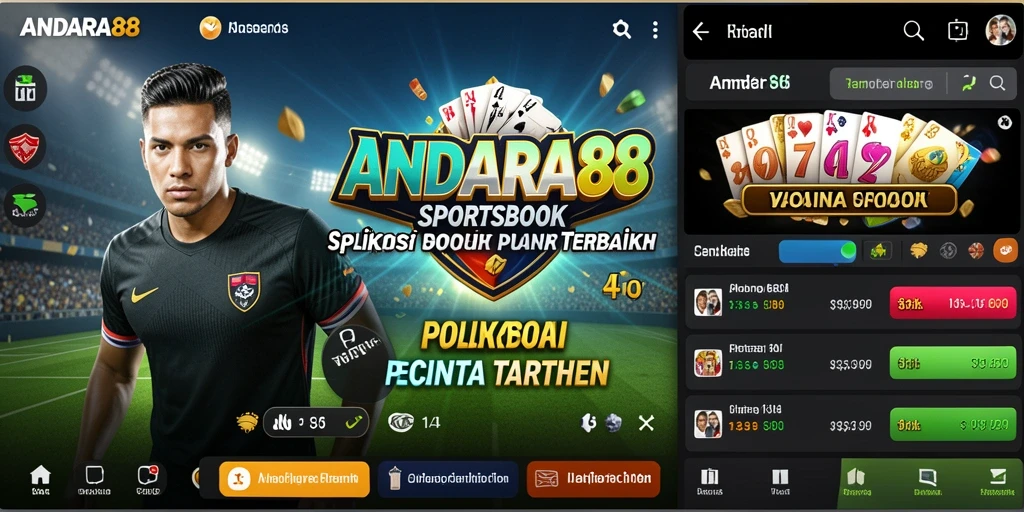 Tampilan menarik dari gameplay ANDARA88 dalam taruhan olahraga.