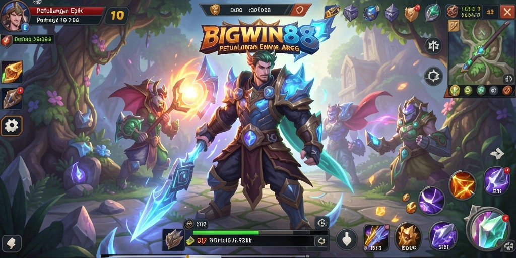 Tampilan gameplay menakjubkan dari BIGWIN88 dalam aksi ARPG.