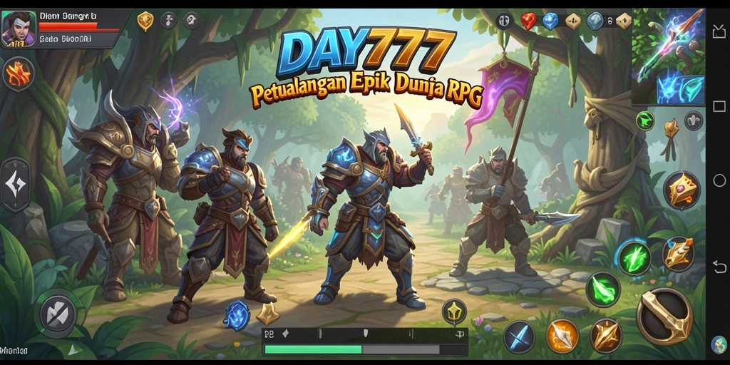 Tampilan menarik dari gameplay DAY777 yang penuh aksi.