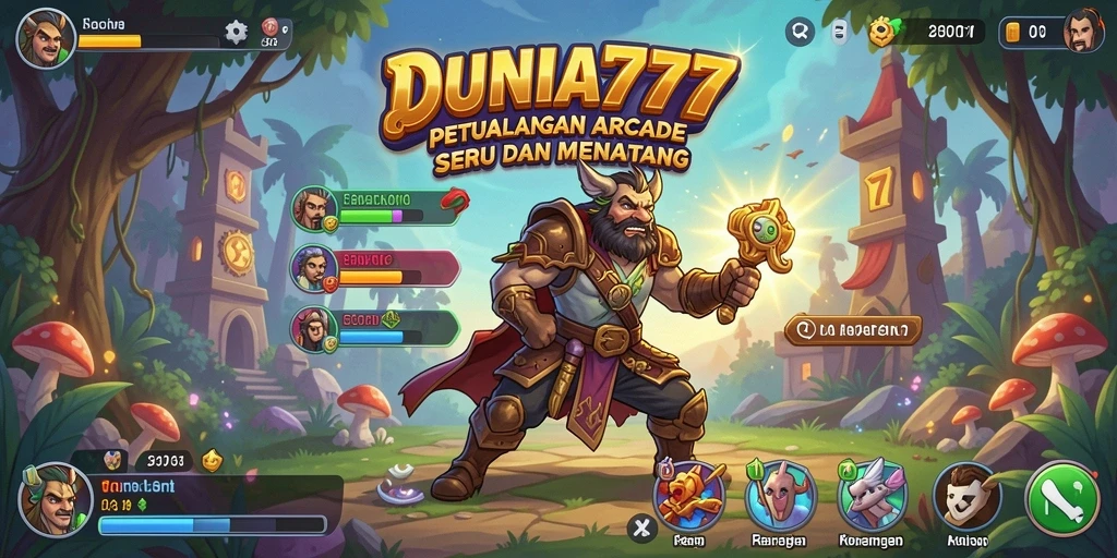 Tangkapan layar permainan DUNIA777 menampilkan aksi yang mendebarkan dan grafik yang memukau.