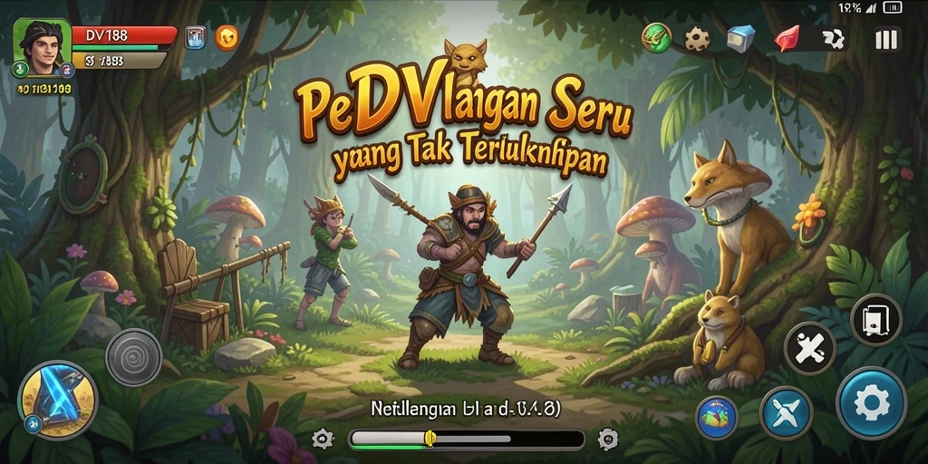 Tampilan menarik dari gameplay DV188 yang penuh petualangan seru.