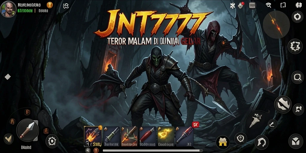 Screenshot dari gameplay JNT777 yang menakutkan dan penuh ketegangan.