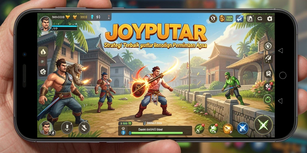 Screenshot gameplay <strong>JOYPUTAR</strong> menunjukkan aksi strategi yang mendebarkan.