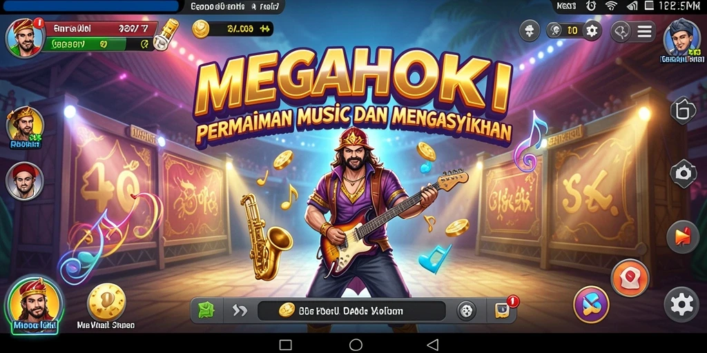 Tampilan gameplay <strong>MEGAHOKI</strong> yang menarik dan interaktif.