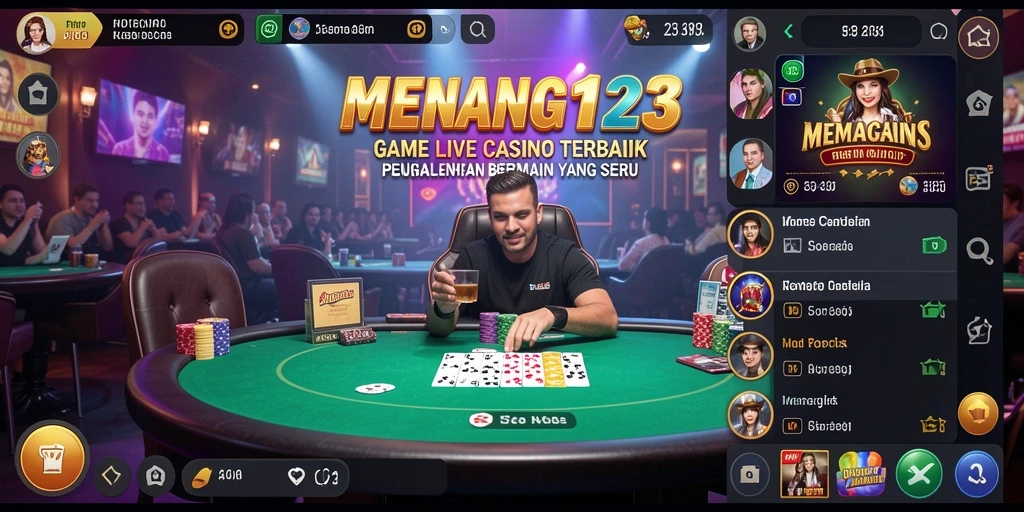 Tampilkan gameplay seru di MENANG123 dengan dealer langsung.