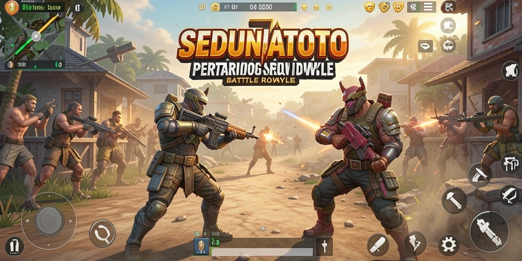 Screenshot gameplay menunjukkan aksi seru di SEDUNIATOTO.