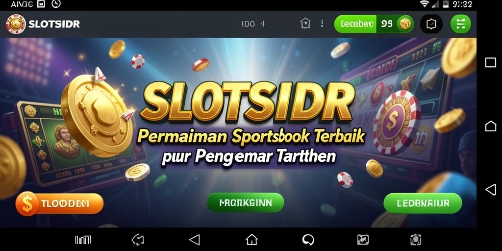 Tampilan gameplay SLOTSIDR yang menarik dan interaktif untuk taruhan olahraga.