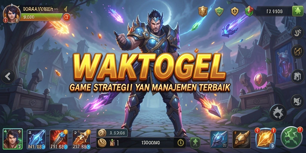 Tampilan gameplay menarik dari WAKTOGEL yang menggugah semangat strategi.