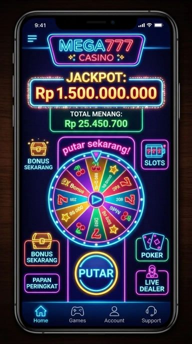 Proses instalasi yang sederhana pada aplikasi mega777.